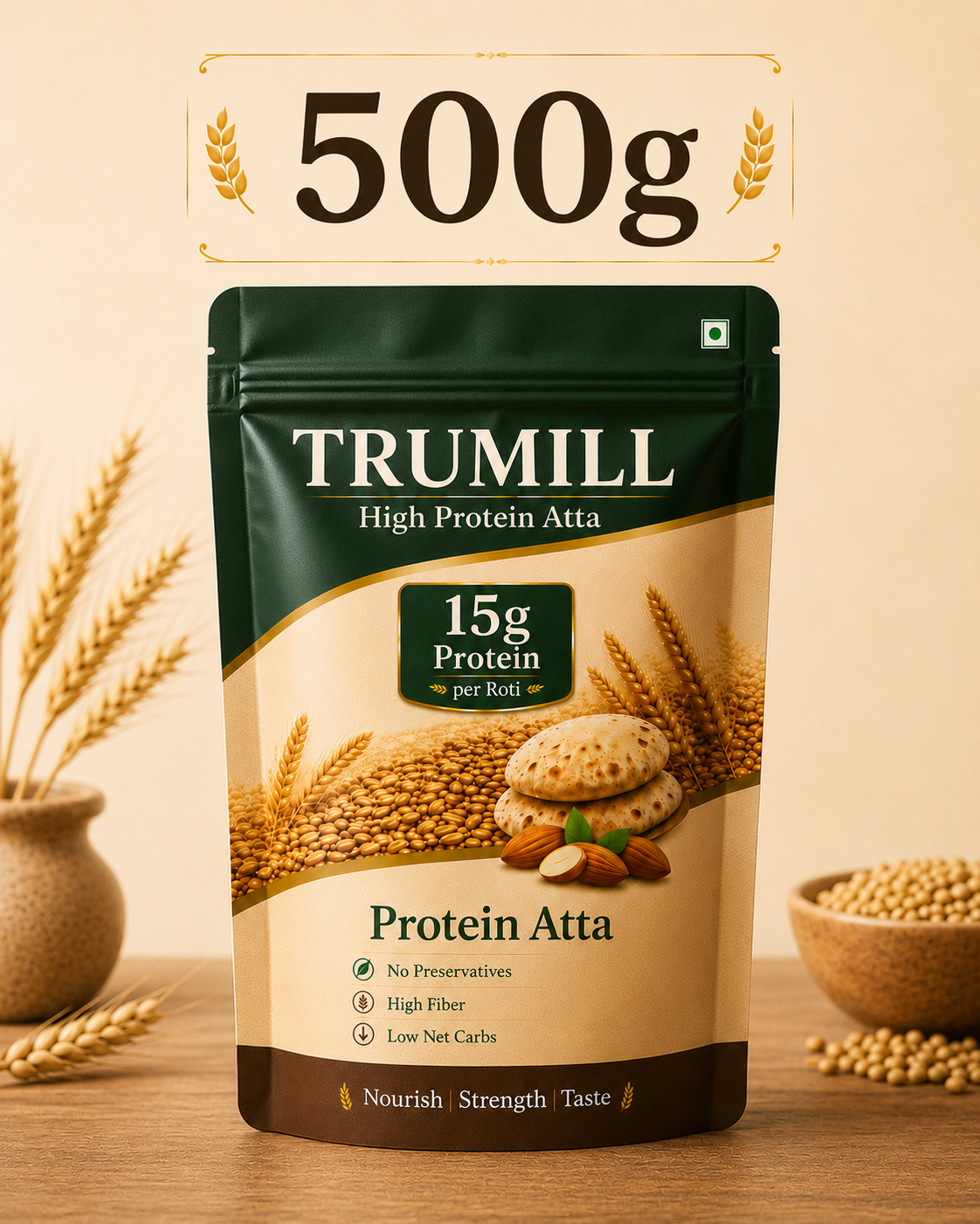 Trumill 500g atta