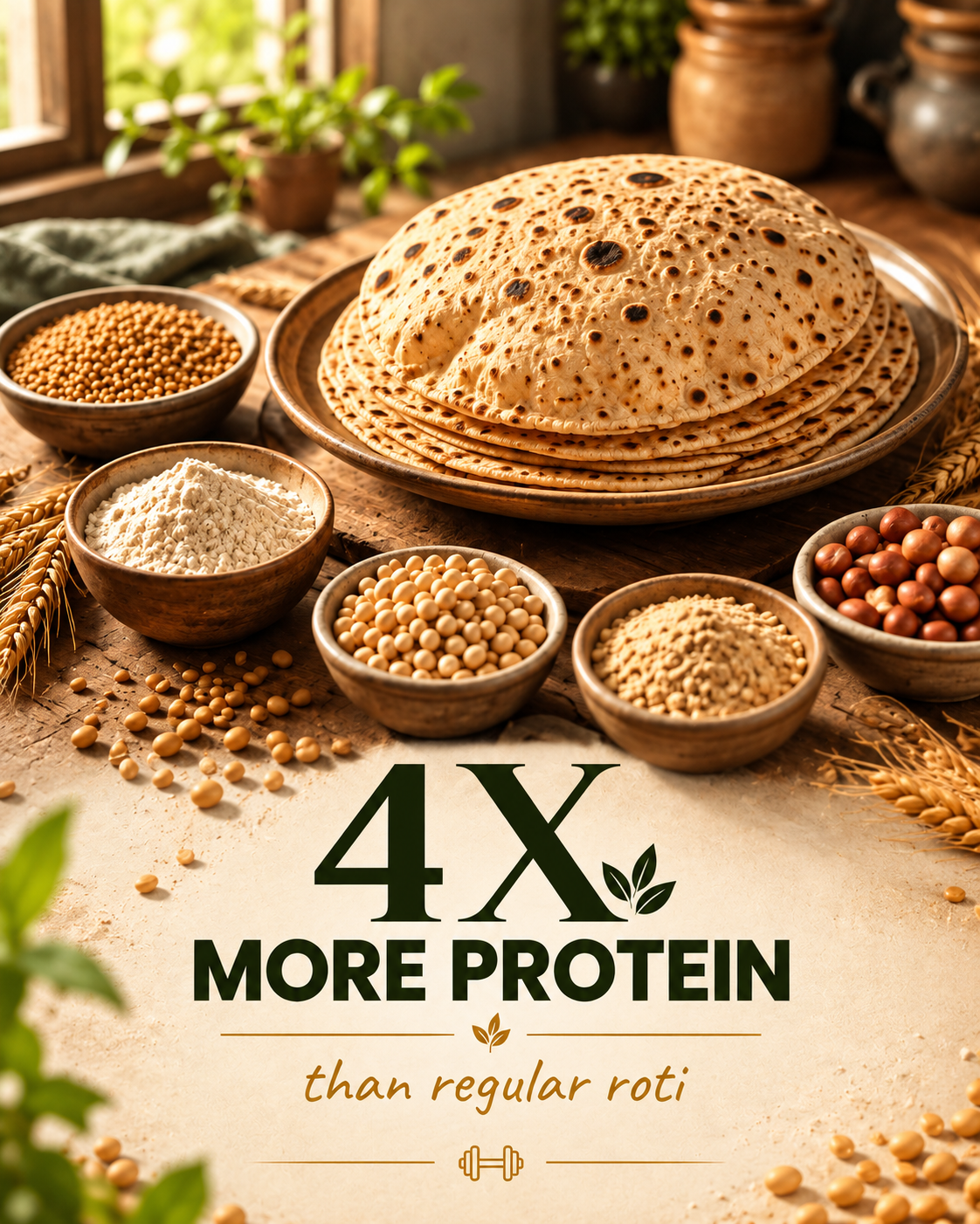 trumill high protein atta